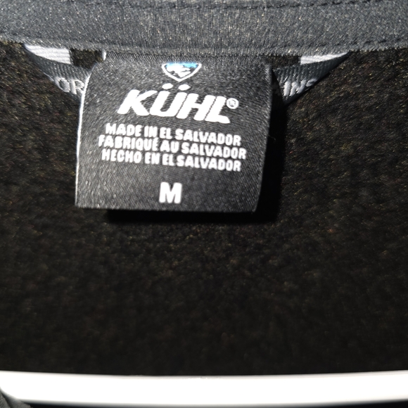 Kuhl Interceptr Jacket Mens Medium Black Full Zip Fleece Hiking Four Pockets - Picture 5 of 6